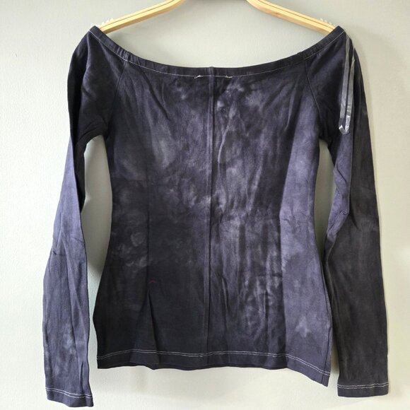 Midnight Serenade Off-Shoulder Tie Dye Top (Medium) NWOT - Picture 2 of 4